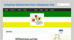Desktop Screenshot of kleingarten-luenen.de