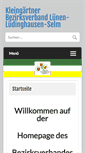 Mobile Screenshot of kleingarten-luenen.de